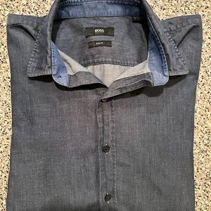 Mens large Hugo Boss button down
